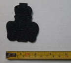 Lyre and Crown No1 and Ceremonial Dress British Army Blue Embroidered Arm Patch