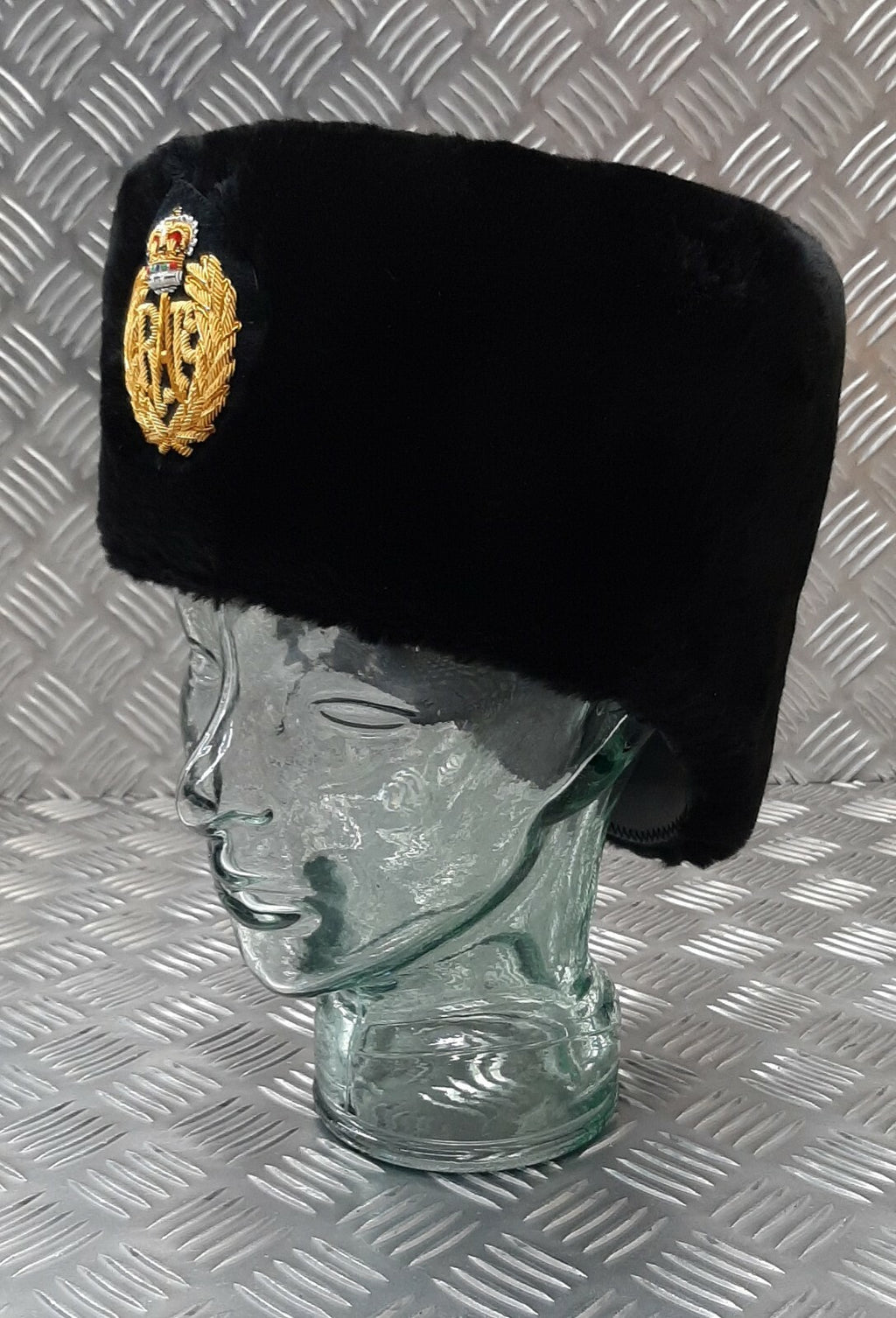 Busby Headdress Airforce with Gold Braided Badge 60cm