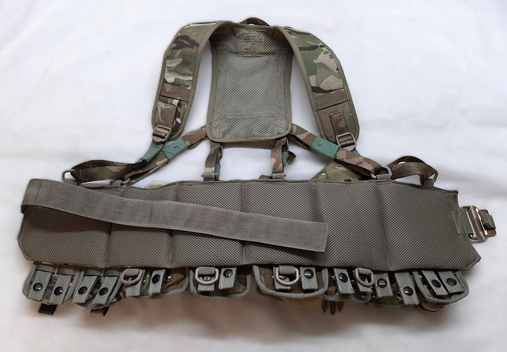 Airborne Army Webbing MTP British Assault Camo Belt Yoke & Osprey Pouches (8)