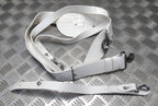 Bahrain Belt White Short & Long Straps Buckle & Chrome Fixings