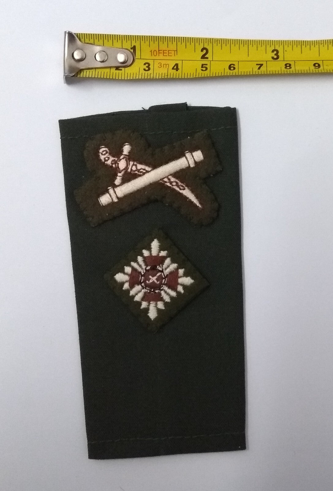 Vintage Major General Green Army Shoulder Slides Uniform Epaulettes Unissued