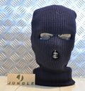 Three (3) Hole Knitted Balaclava, Very Warm - Navy Blue - Brand NEW