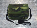 Military Style Mini Canvas Shoulder Bag Small Effects Military Camo Stripe - NEW