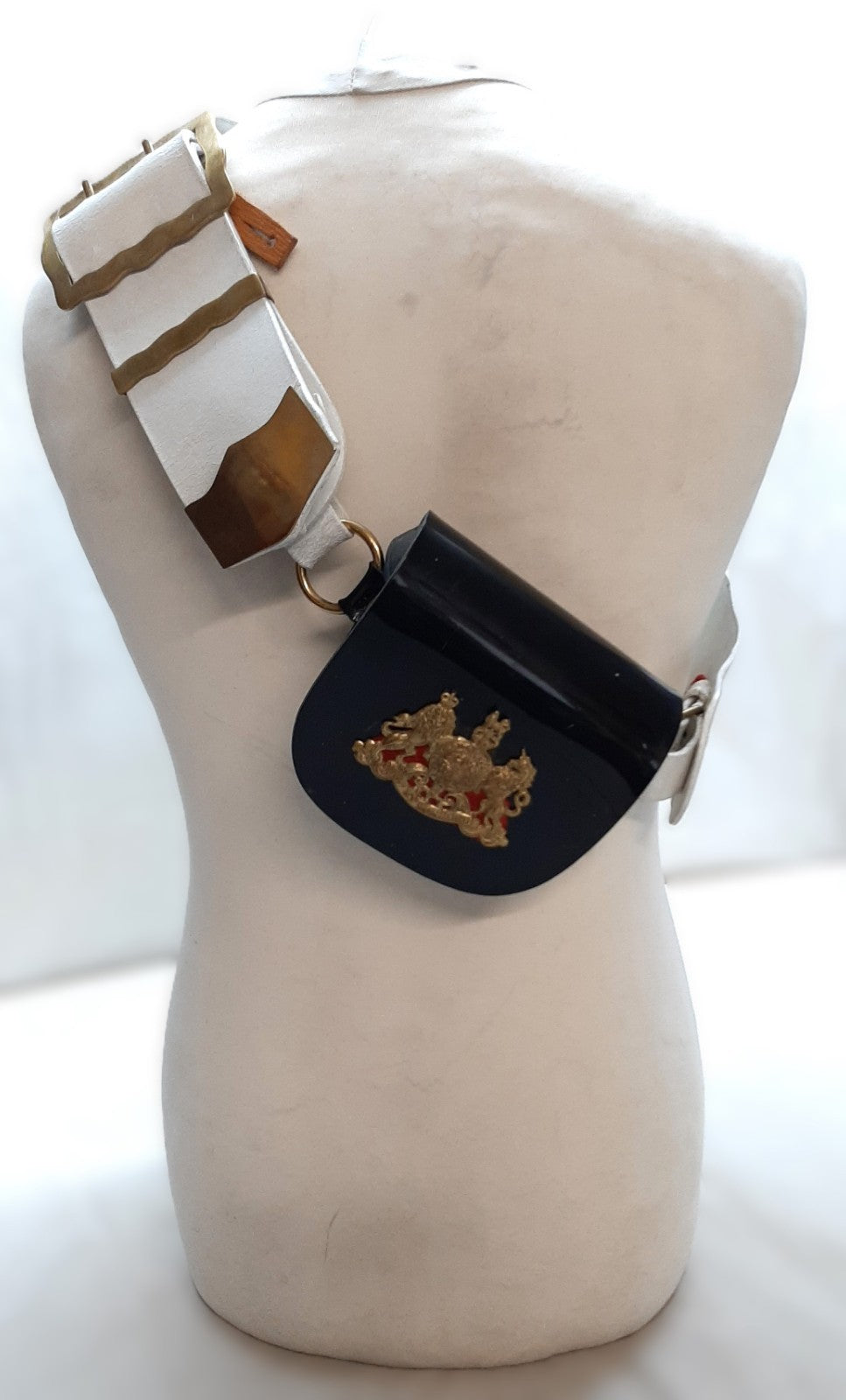 HCav Cross Strap & Ammo Pouch British Household Cavalry With Badge