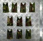 Genuine British Army PWRR Princess of Wales' Royal Regiment Rank Slide Assorted