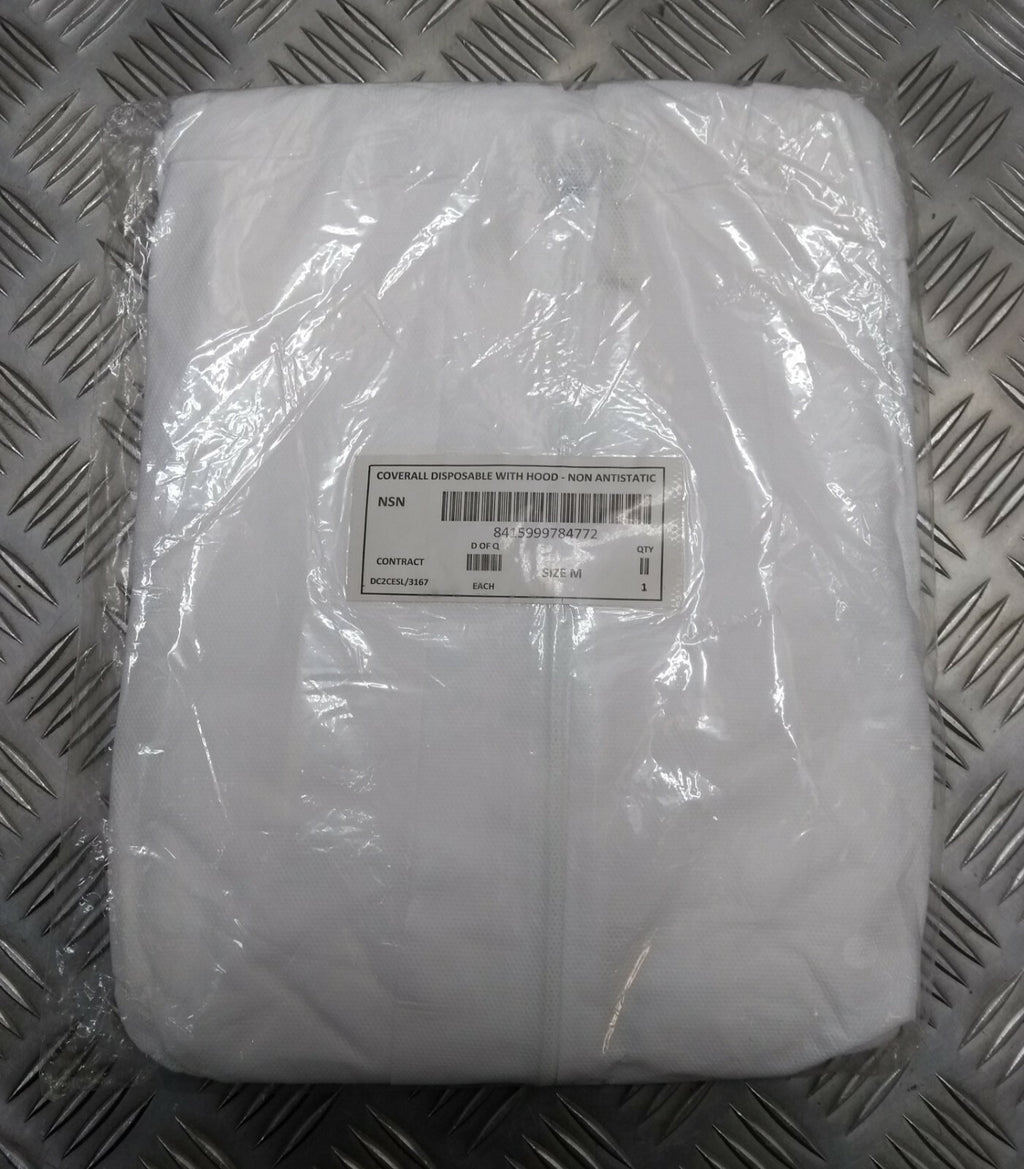 Iturri Hooded Coveralls Protective Clothing Cat III Non Antistatic Med Pack of 2