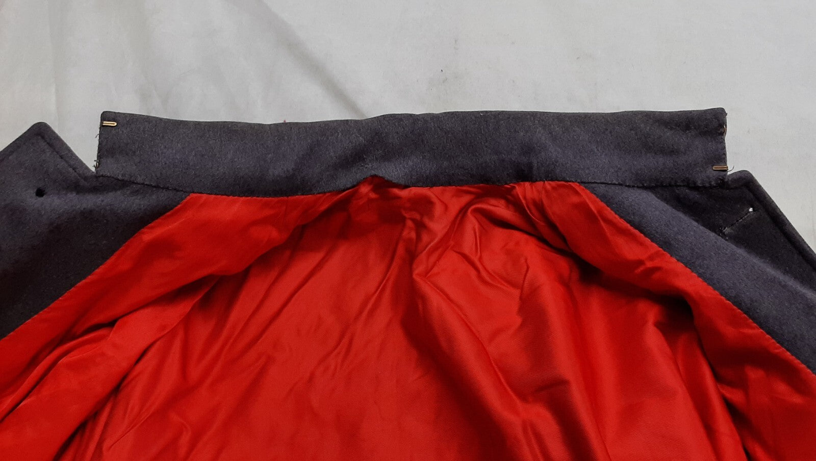 Vintage Officers Cape Red Lined British Army Old Pattern Foot Guards No Buttons