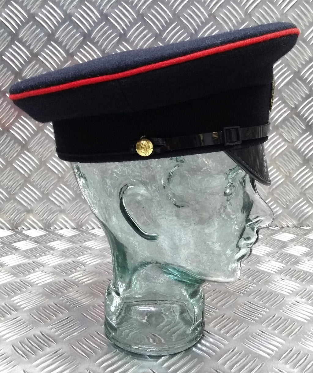Mercian Regiment No1 Dress Hat Uniform Issue Small Peak Insignia Present