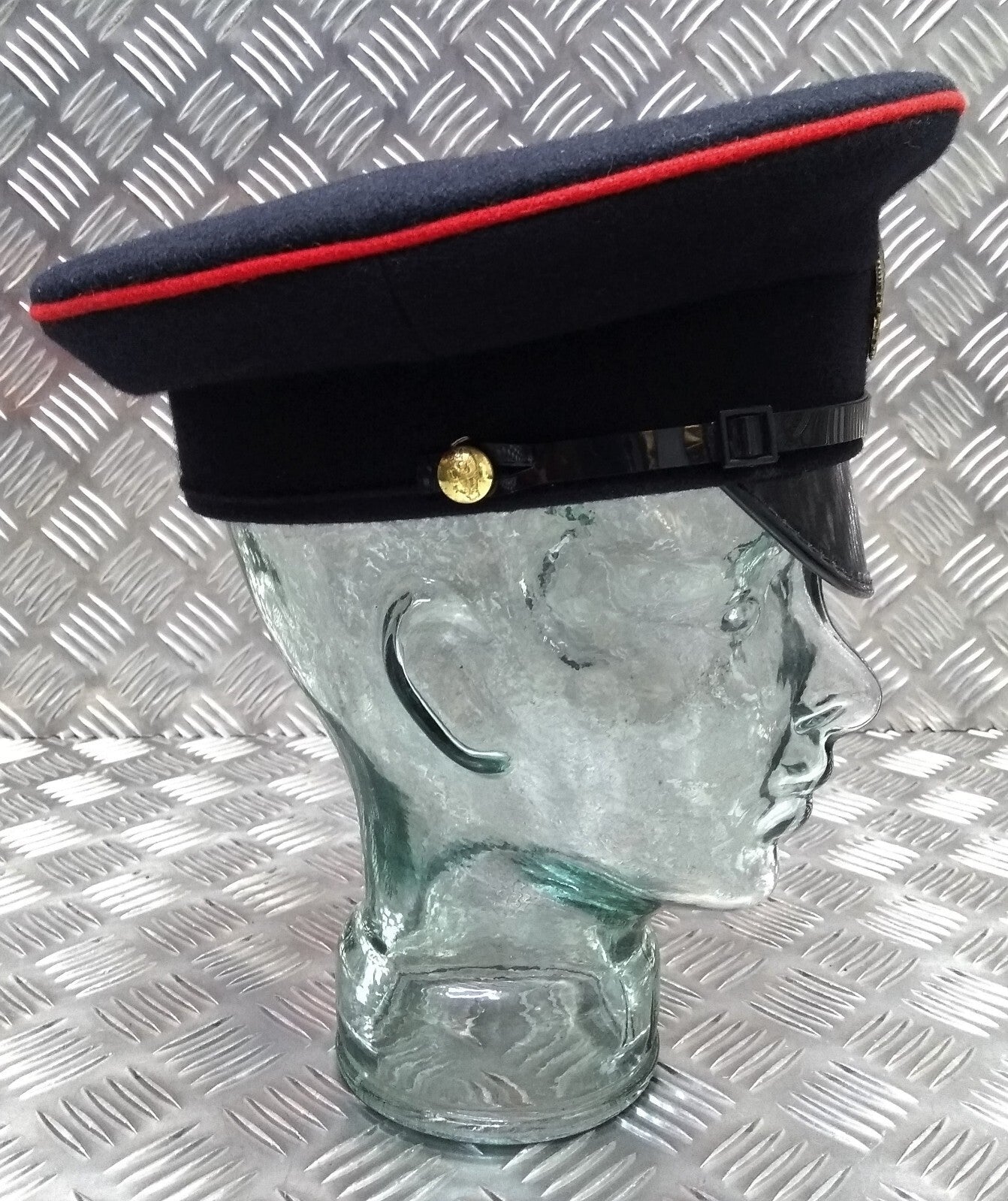 Mercian Regiment No1 Dress Hat Uniform Issue Small Peak Insignia Present