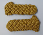 Shoulder Cords Senior Officer Gold Braid Cords With Attaching Straps No Insignia