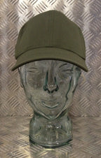 US Olive Green Colour Baseball Hat/Cap With Leather Band- All Sizes- NEW
