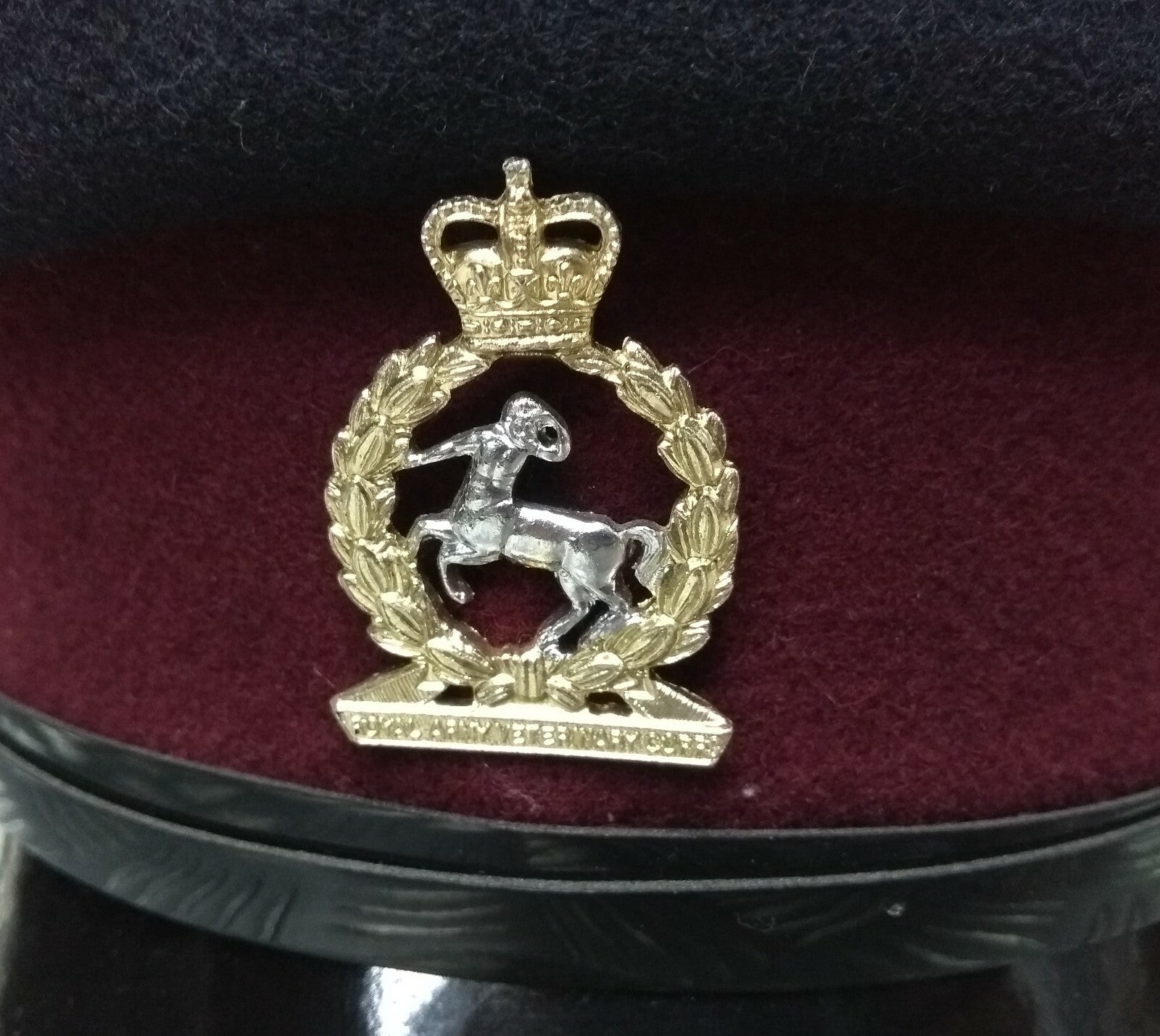 Genuine British Army RAVC Royal Veterinary Corps Female Dress Hat All Sizes