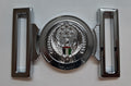 Abu Dhabi Buckle UAE Chrome Insignia Belt Locket Clasp Made in England 53mm