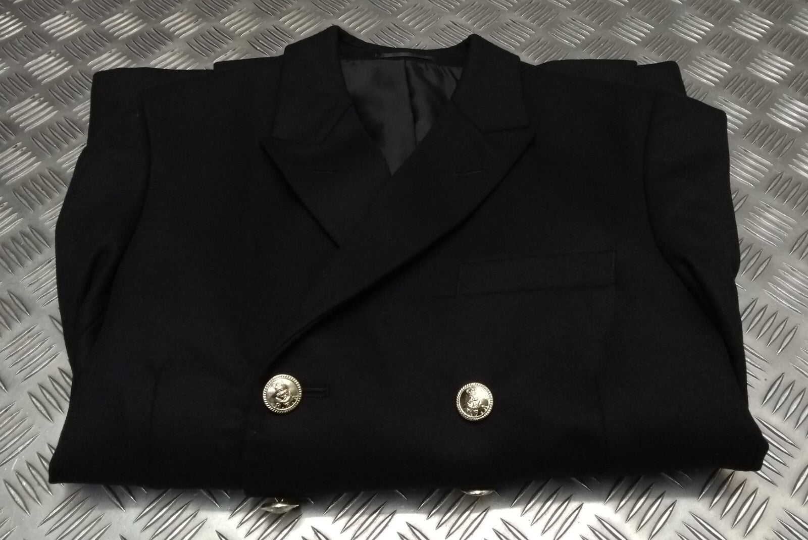 RN No1B Jacket RFA British Royal Fleet Aux Buttons Naval Costume / Fancy Dress