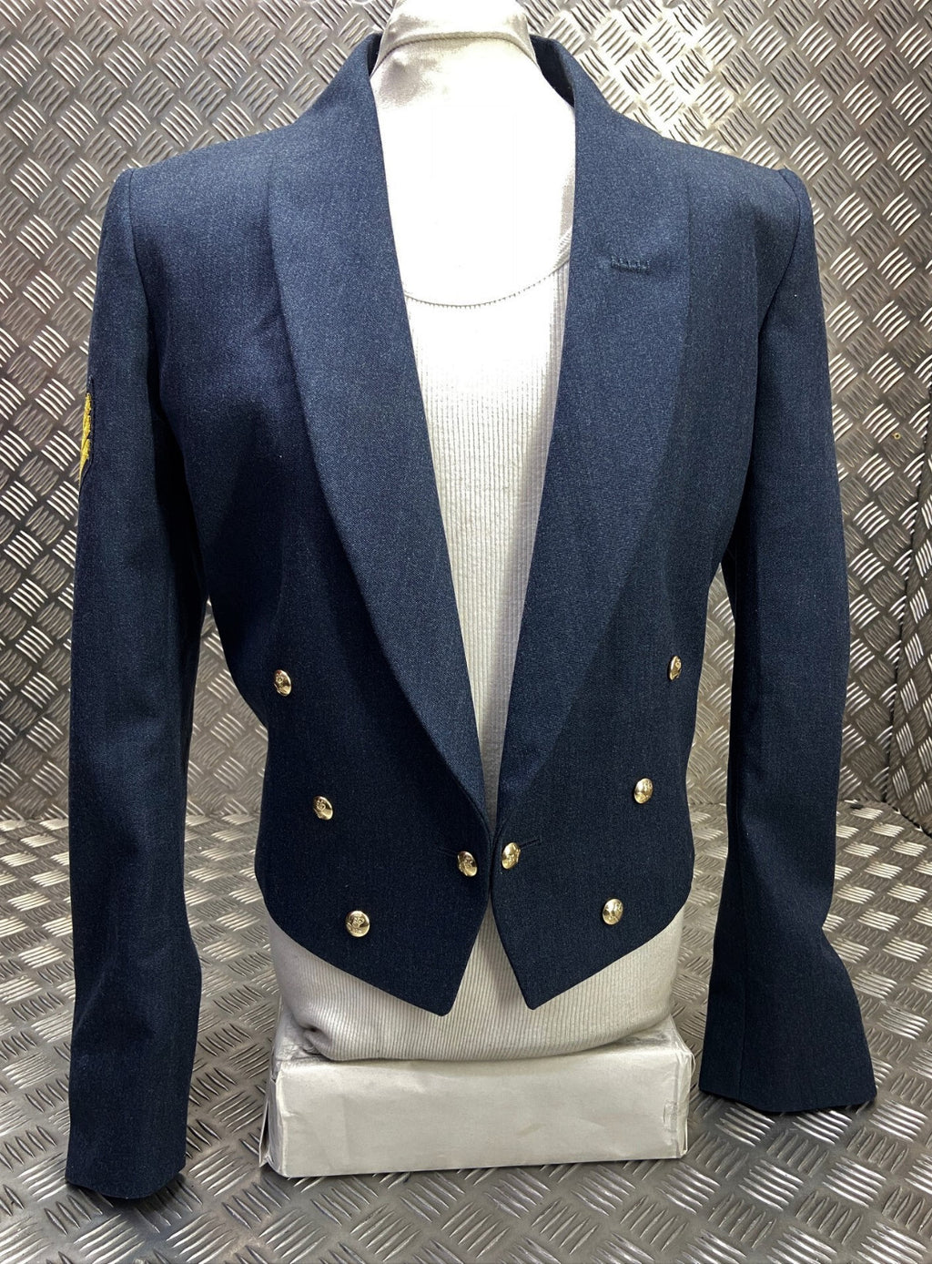 RAF Royal Air Force No5 Jacket Airforce Blue Grey Colour Mess Dress Mens Size 104cm X-Long