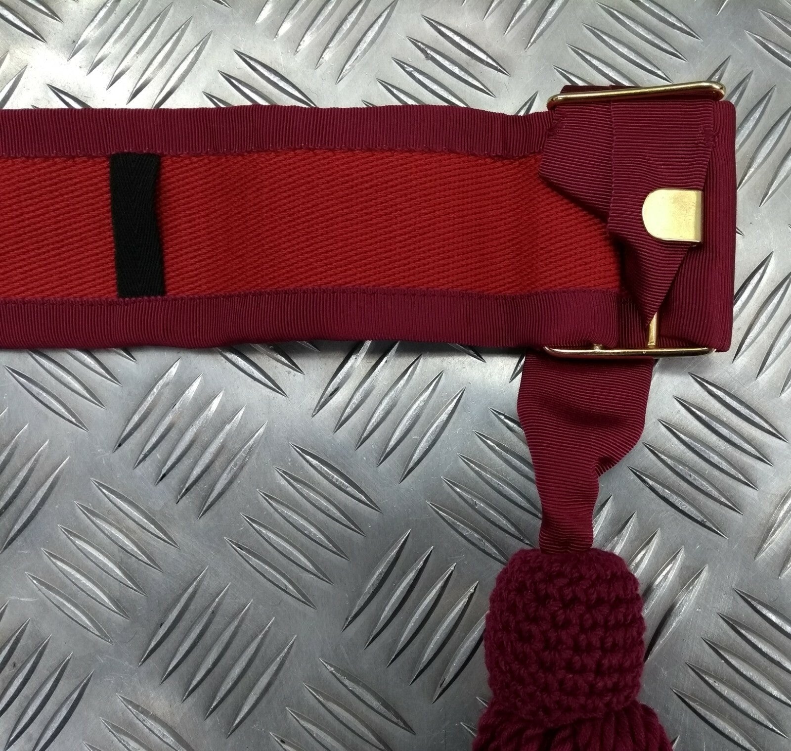 Waist Sash Belt Crimson / Maroon British OFCs Army Style - NEW