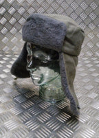 German Army NVA Grey Cossack / Ushanka Trapper Hat - All Sizes - Used