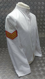 Ex- British Issue SGT Sergeants Stand Up Collar White Dress Jacket