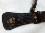 Sam Browne British Waist Belt & Cross Strap Size 3 32"-36"