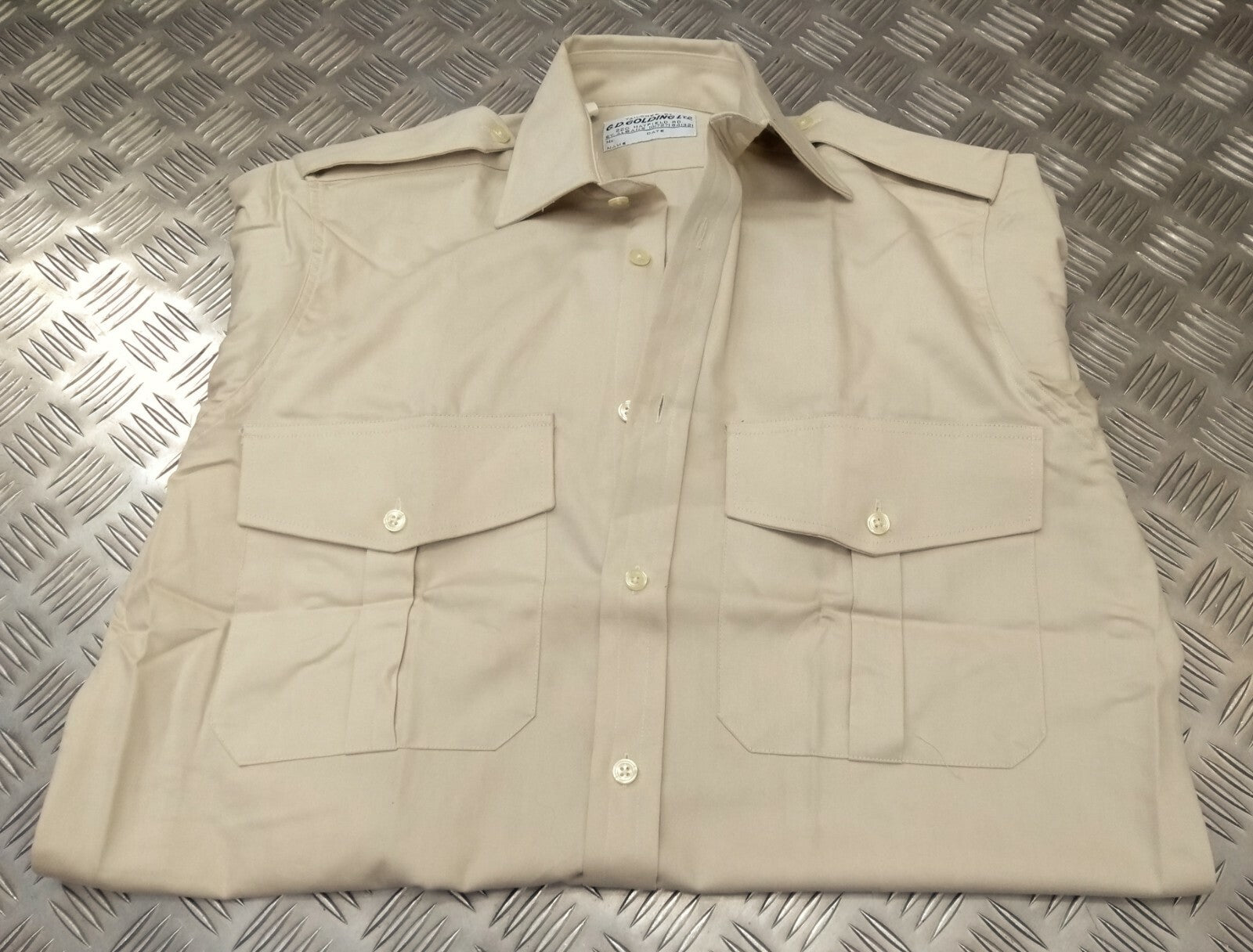British Army Golding Shirt Made Standard Dress Issue Long Sleeve No2 14.5"
