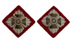 RRS Shoulder Stars Vintage British Army Pattern OFC Pips Scotland / Infantry
