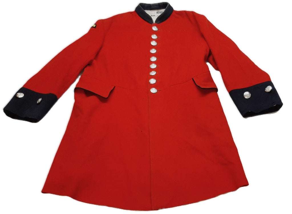 Red Long Coat Royal Hospital Chelsea Queens Crown British Army Uniform Faulty