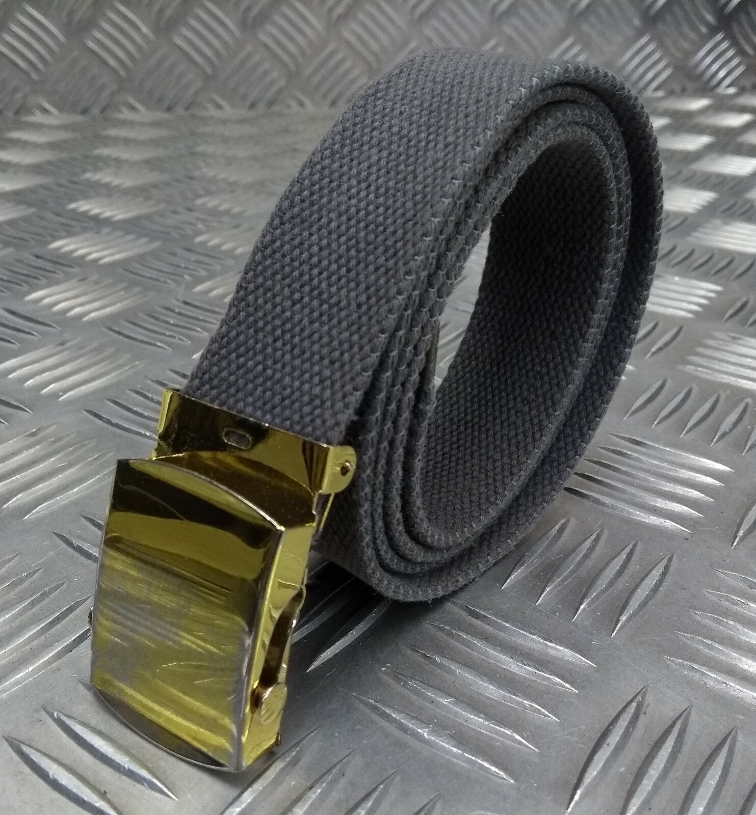 RAF Royal Air Force Trouser Belt Air Force Blue / Grey Colour 1¼" Roll Buckle Grade 1