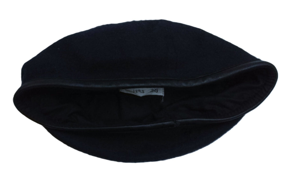 British All Regiments Beret Blue Army Style 100% Wool No Insignia