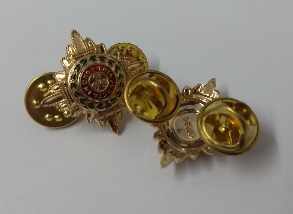 Rank Bath Star Pips Small With Snap Pin x 1 Pair