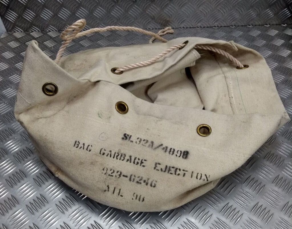 Genuine British Heavy Duty Canvas Garbage Ejection Bag