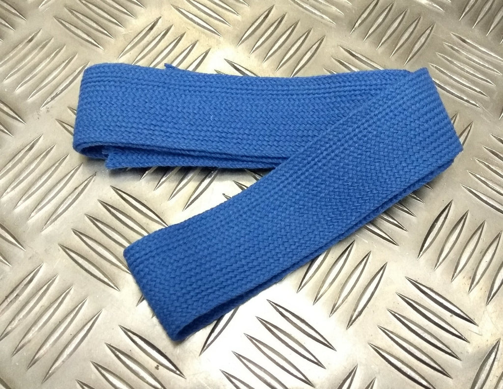Necktie Wool British Mid Blue Colour Dress Worsted Tie - NEW