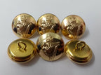 Irish Guards Dress Insignia Buttons Gold Coloured 40L