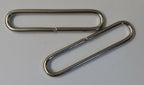 Genuine British Issue 1 3/4" Nickel Plated Belt Loop Over x 2 NEW