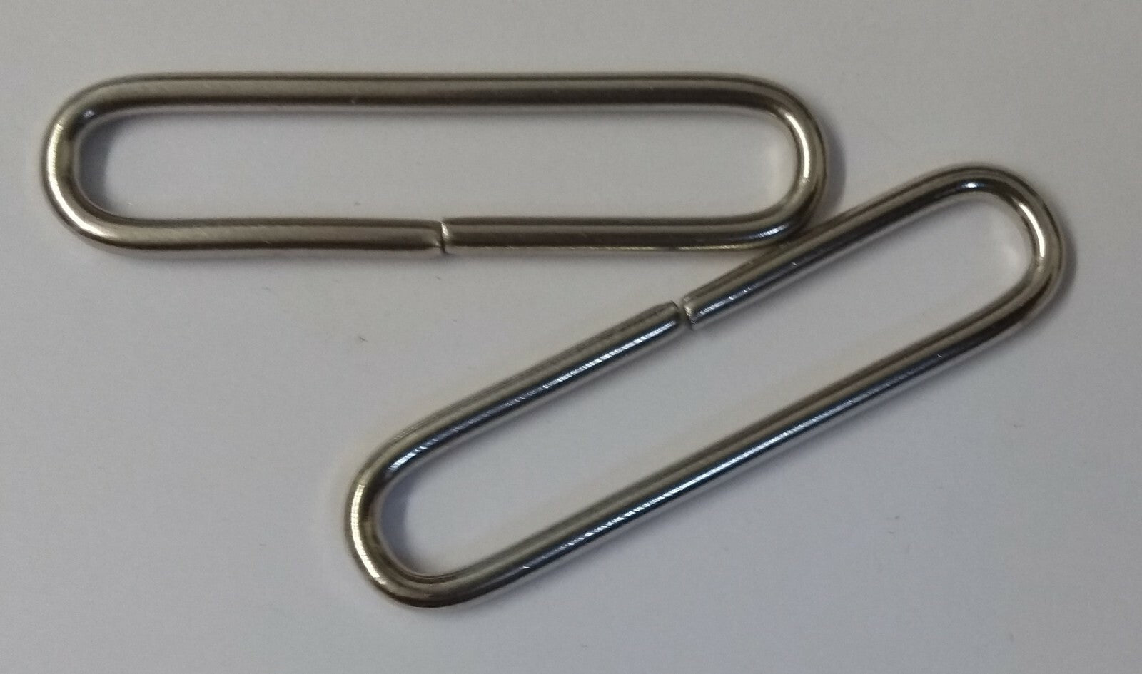 Genuine British Issue 1 3/4" Nickel Plated Belt Loop Over x 2 NEW