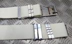 Abu Dhabi Belt White Nylon With Buckle For Ceremonial & Parade Duties
