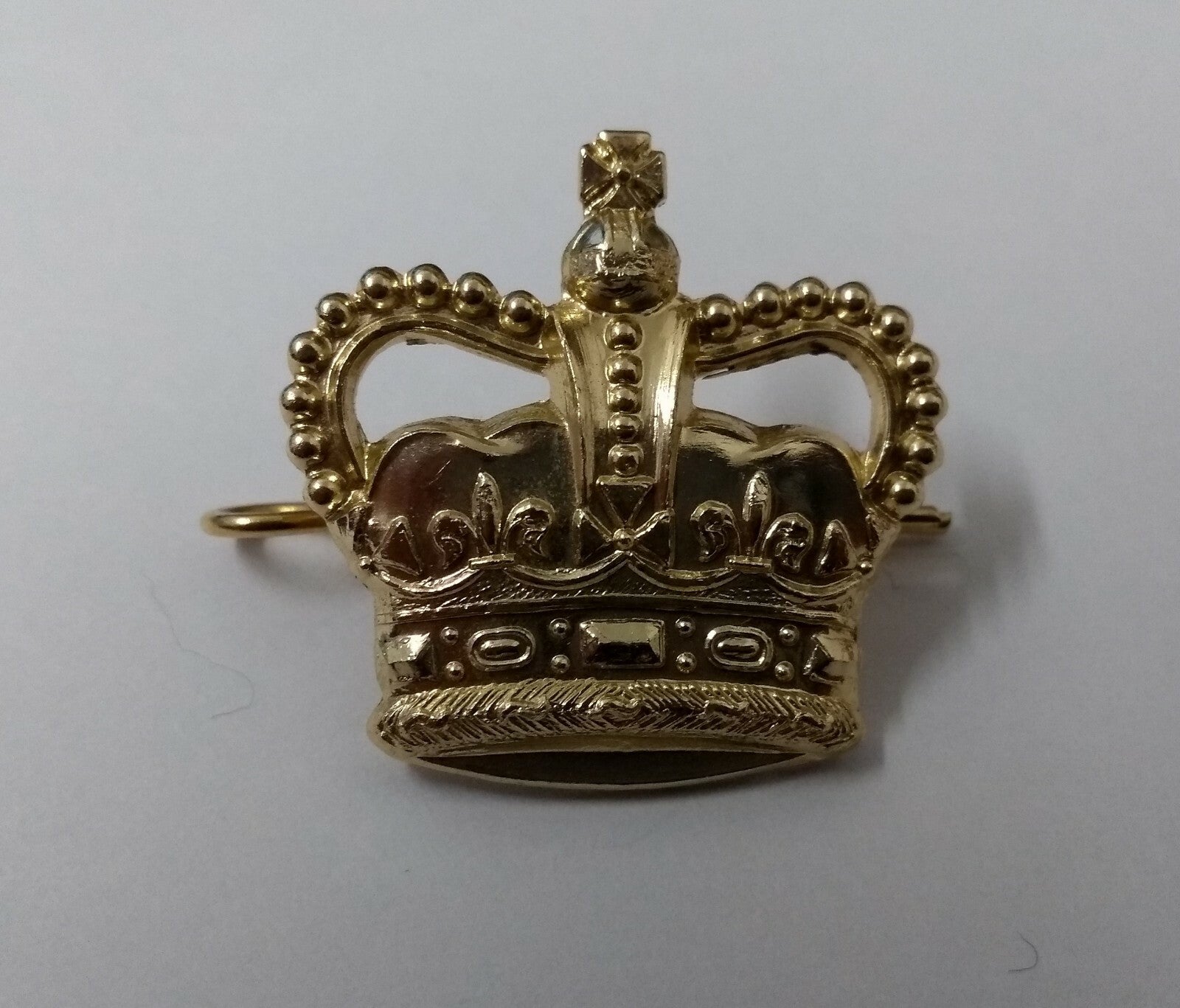Genuine British Issue St Edward's Crown Metal Badge Major Rank- NEW