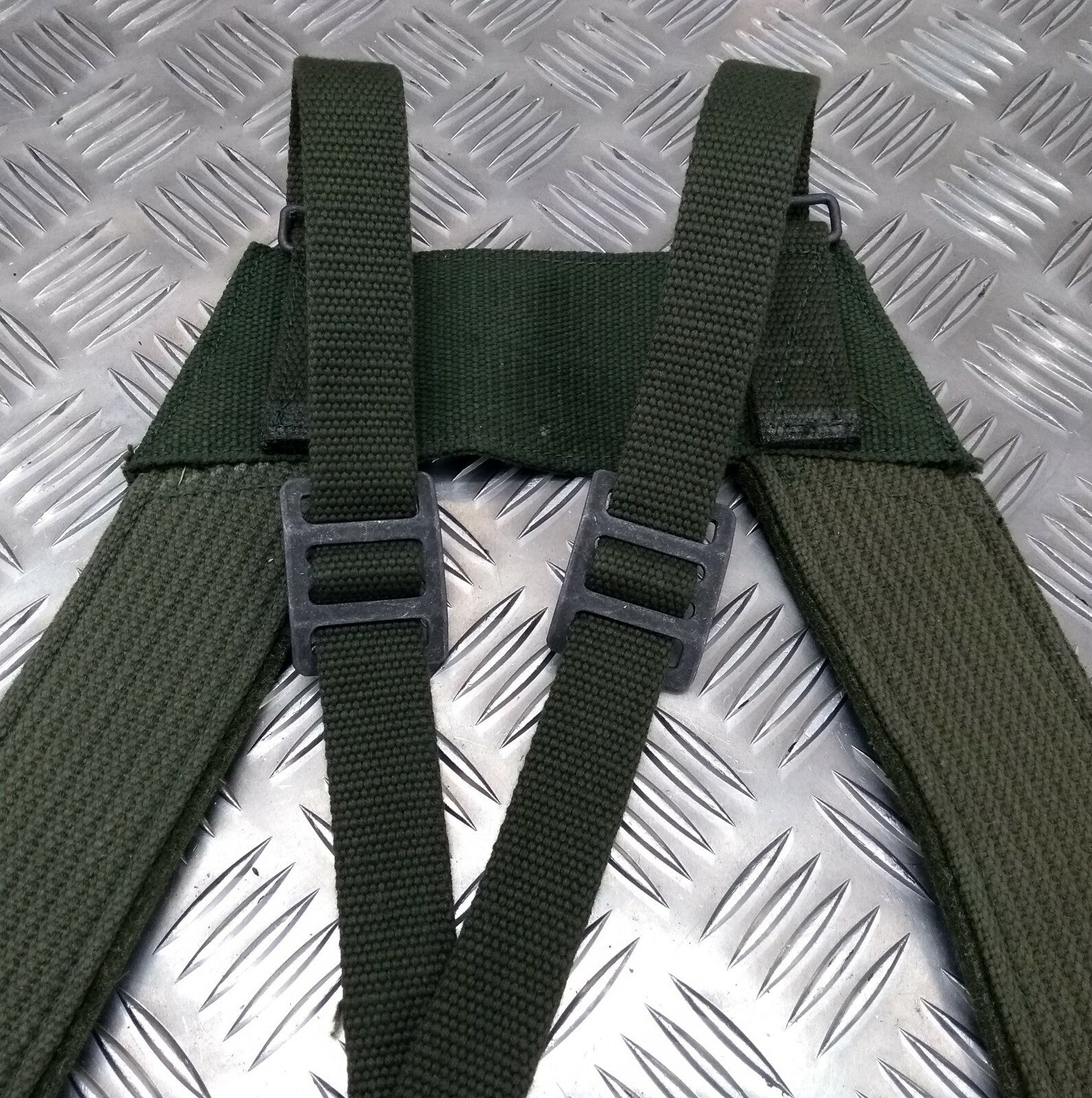 Genuine Vintage Issue Green Web Yoke / Suspender / Brace Harness HKKSL