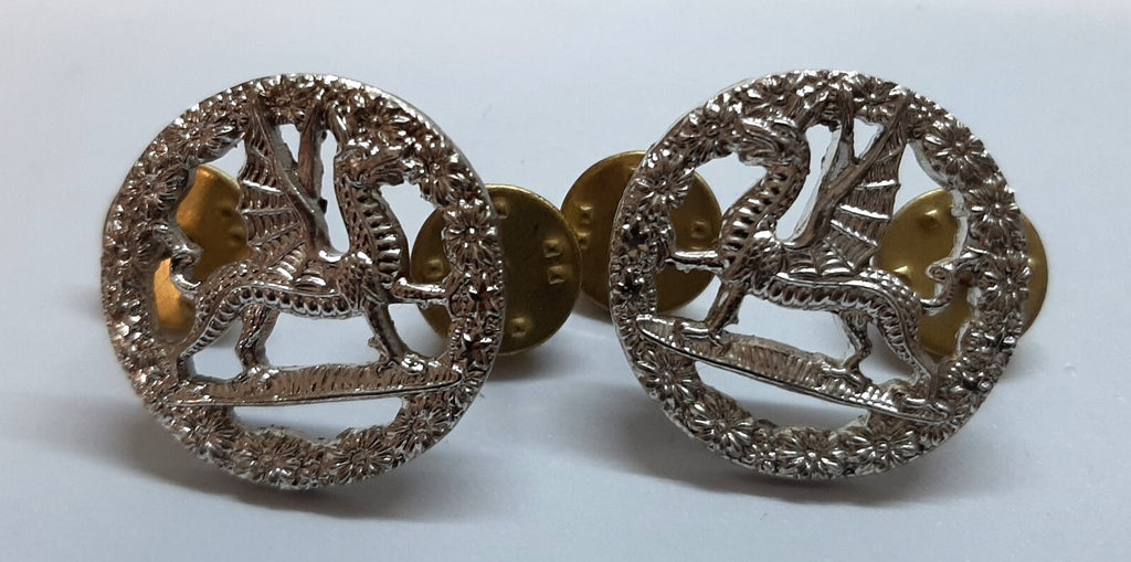 RRW Collar Dogs Royal Regiment of Wales Badges