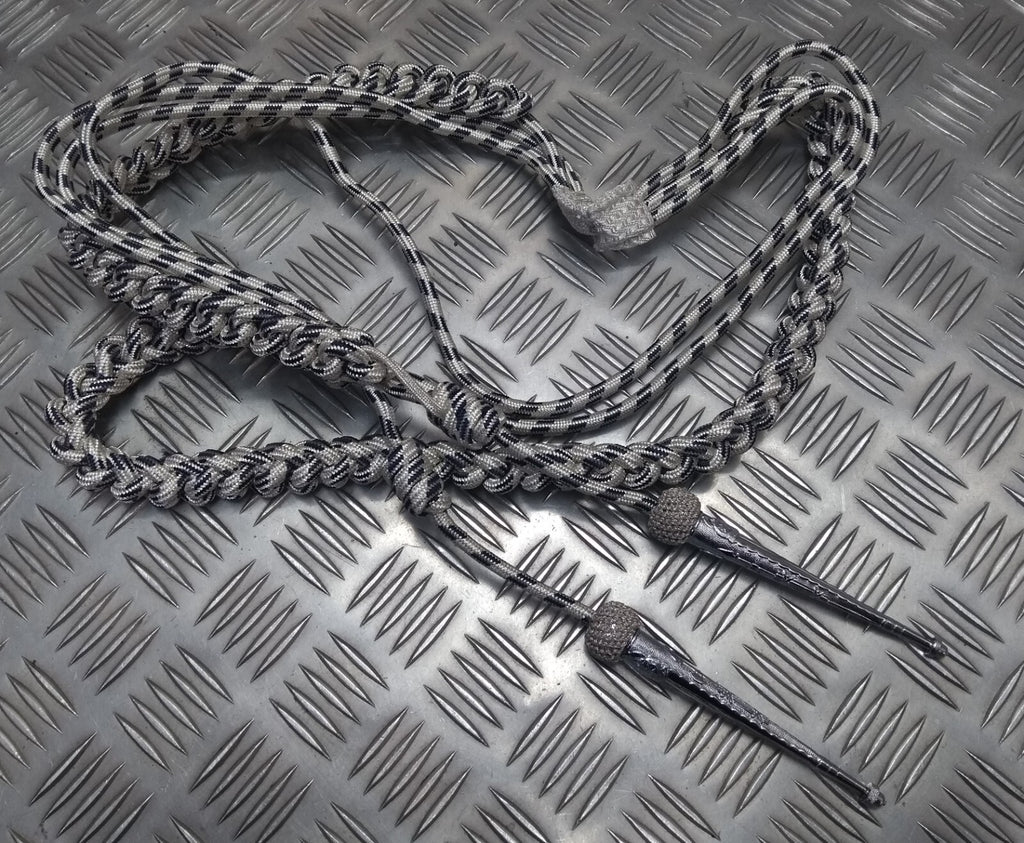Oman Silver Aiguillette Senior Officer Blue Fleck Ceremonial UK Made