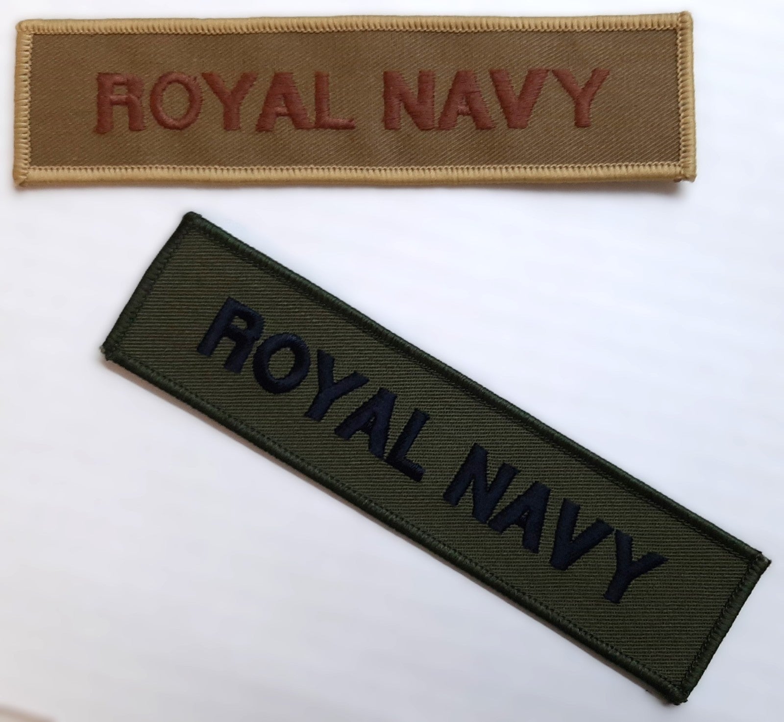 RN Chest Tapes British Royal Navy Insignia Bars Olive and Coyote New old Stock