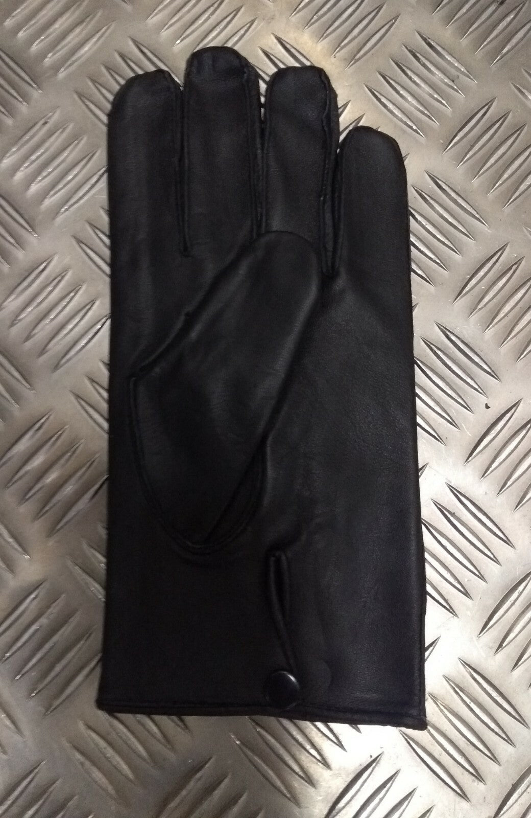 Style Black Leather Soft Lined 3 Dart Parade Gloves All Sizes