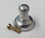 Pith Dome Top Small Ornamental Plain Decoration For Headwear Screw Mount