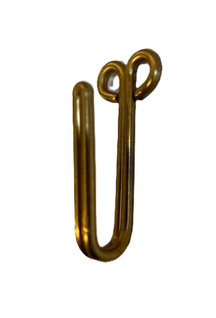 Waist Belt Hook Hooks Jacket / Tunic / Robe. Brass / Metal x 1 Pair