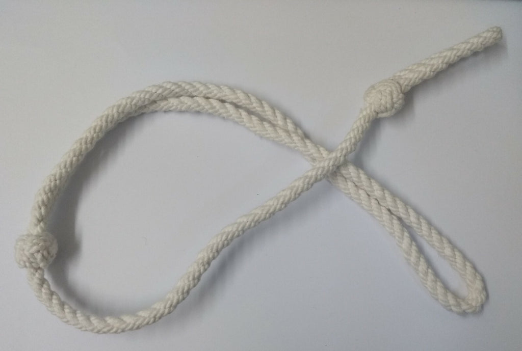 Issue 24" White Cord Double Fixed Knot Whistle Parade Lanyards X2 WL01
