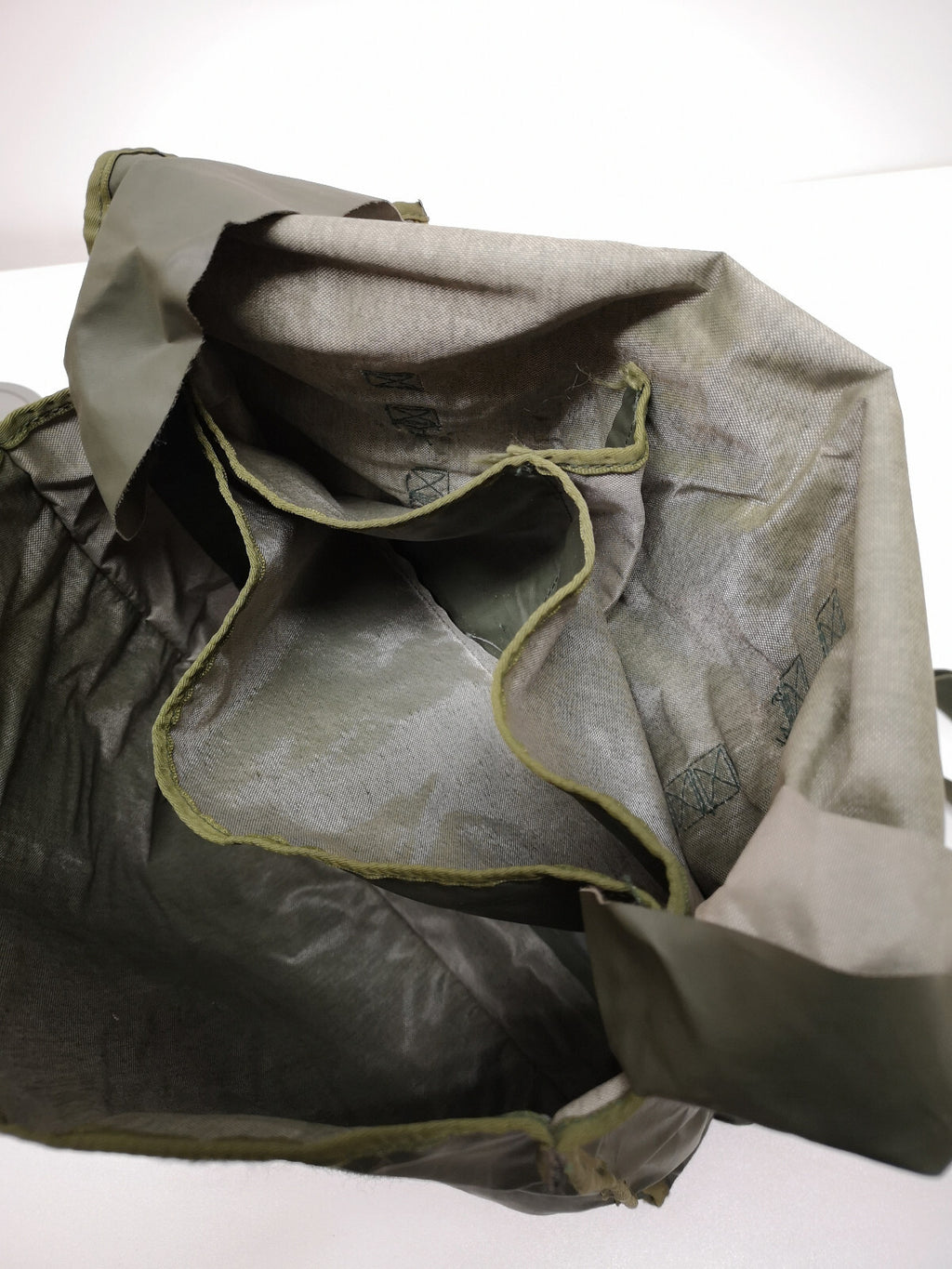 Swedish Army Rubberized Vinyl Waterproof Side Shoulder Messenger Bag