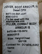 DDP Camo Body Vest CBA Combat Body Cover Old Pattern UK Desert Camouflage