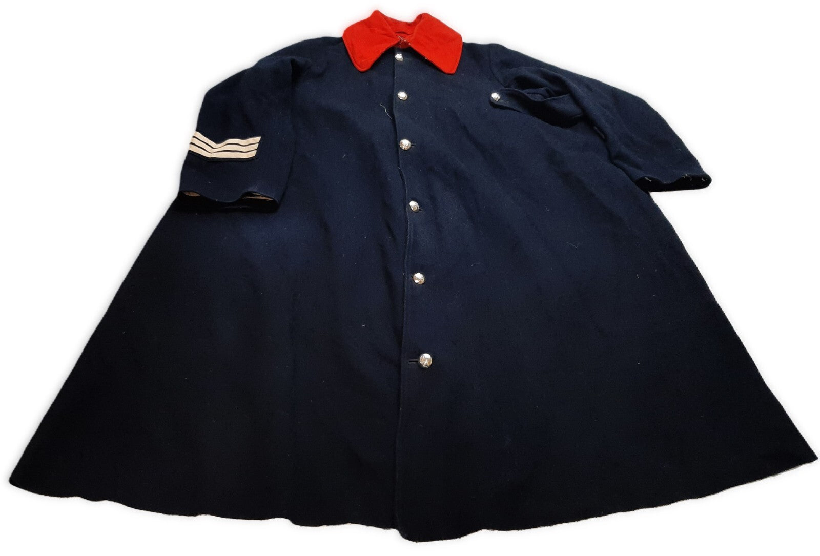 Vintage HCav Cloak British Army Pattern Blues & Royals RHG Wool Fully Buttoned
