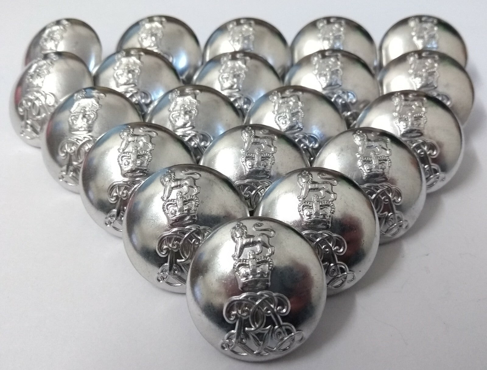 Genuine British Army The Life Guards Regiment Dress X20 Buttons ASBT117