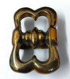 Vintage British Army Horse Guards H Cav Brass 1 1/2" Stirrup Ornament