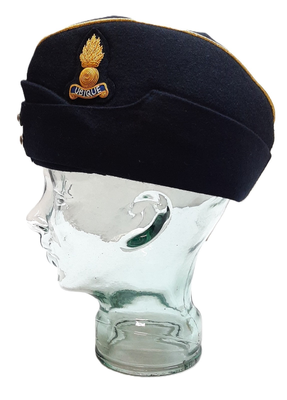 Royal Engineers RE Side Cap British With Badge & Buttons Size 57cm